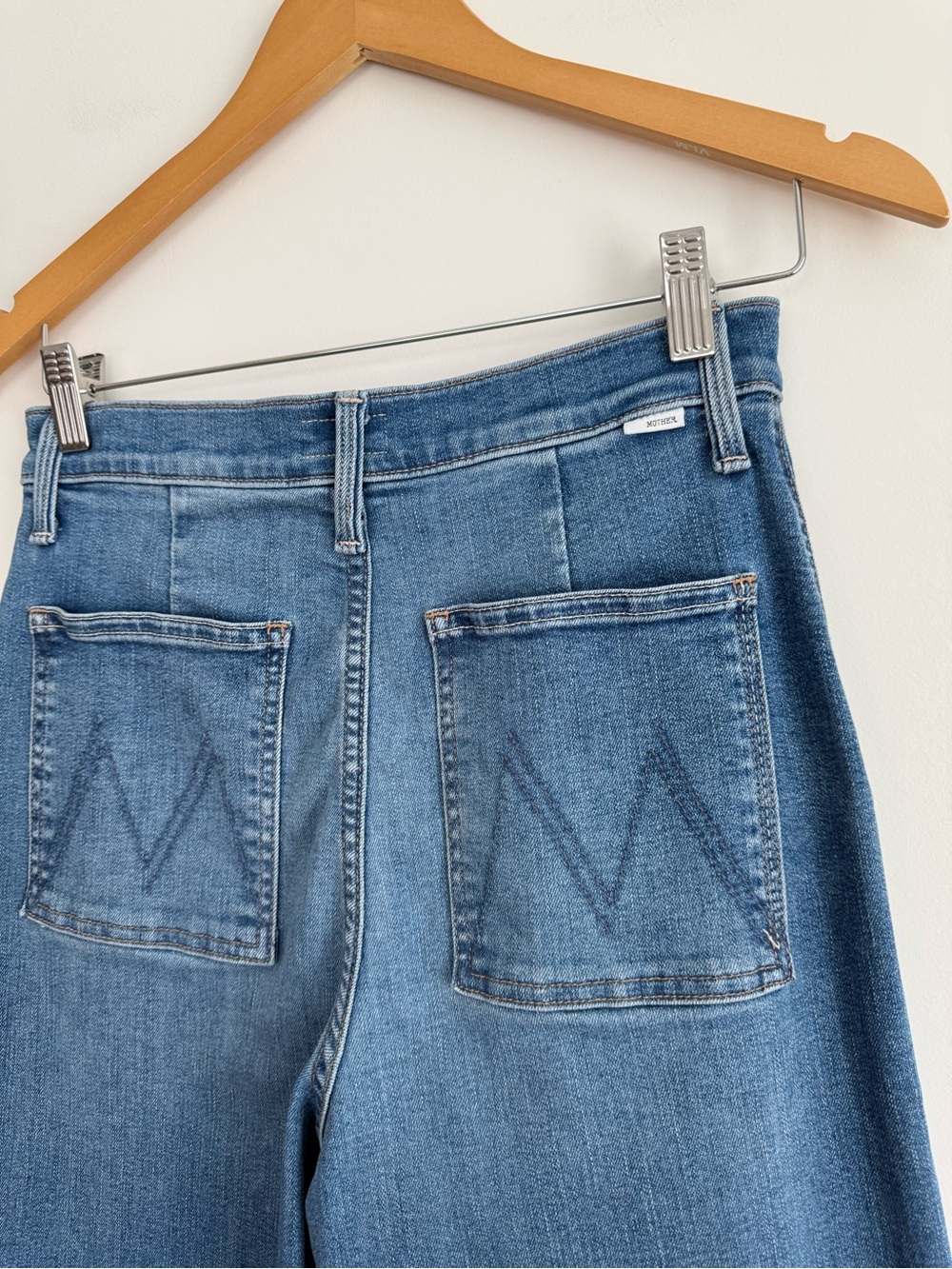 Mother The Stitch Up Maven Flood Jeans in Ride Hard, Live Louder - Picture 6 of 15